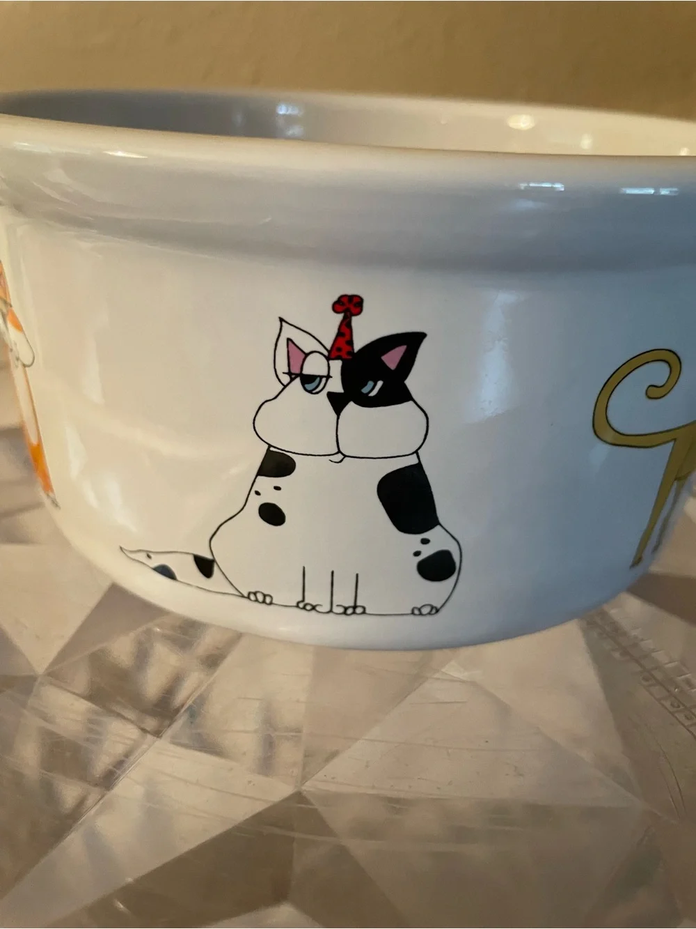 Ursula Dodge Cat Party Cat Dish